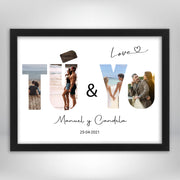 Cuadro Horizontal Tú y Yo Personalizado - Regalo para parejas