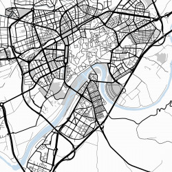 Mapa Córdoba en Madera MDF