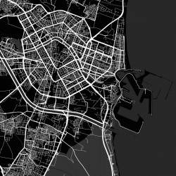 Mapa Valencia en Madera MDF