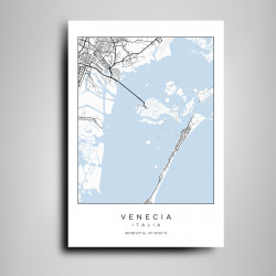 Mapa de Venecia en Madera – Decoración Elegante para Tu Hogar | Compra Online