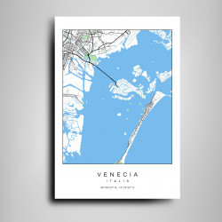 Mapa de Venecia en Madera – Decoración Elegante para Tu Hogar | Compra Online