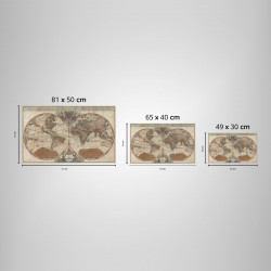 Mapa de Época Mod. 06 sobre Madera MDF