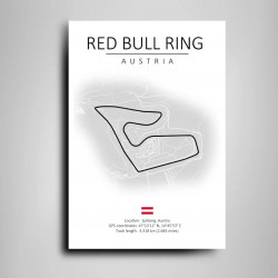 Cuadro Trazado Circuito de Red Bull Ring Austria– Fans de Fórmula 1 y Automovilismo