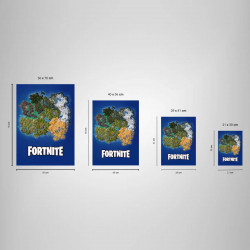 Mapa de la Isla - Fortnite | Arte de Colección para Fans del Juego