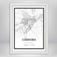 Mapa Ciudad Personalizable con borde negro