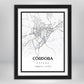 Cuadro Mapa Elegance Personalizado – Cualquier Ciudad o Ubicación del Mundo