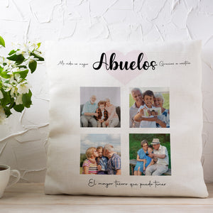 Cojín personalizado Abuelos