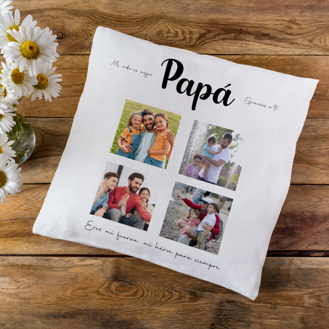 Cojín personalizado papá