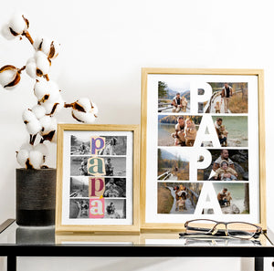 Cuadro Collage  para Papá - Regalo Especial para Padres