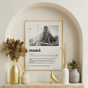 Cuadro Significado Mamá - Regalo emotivo para madres