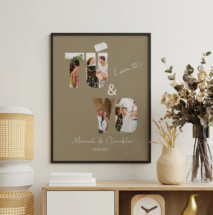 Cuadro Vertical Tú y Yo Personalizado - Regalo para parejas