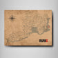 Cuadro Mapa Red Dead Redemption II - El Viejo Oeste en tu Pared