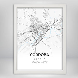 Mapa Ciudad Personalizado difuminado