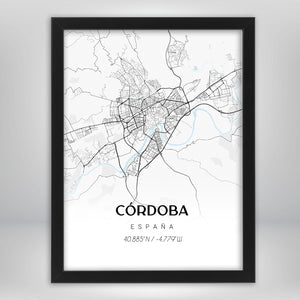 Mapa Ciudad Personalizado difuminado