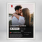 Cuadro Personalizado con Cartel de Netflix - Regalo ideal para parejas