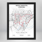 Cuadro Running Personalizado – Mapa Media Maratón o Cualquier Carrera (GPX / Strava)