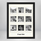 Cuadro Collage Polaroid Papá con 9 Fotos - Regalo original para padres