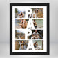 Cuadro Collage para Papá con 8 Fotos – Estilo Vintage o Moderno - Regalo personalizado para padres