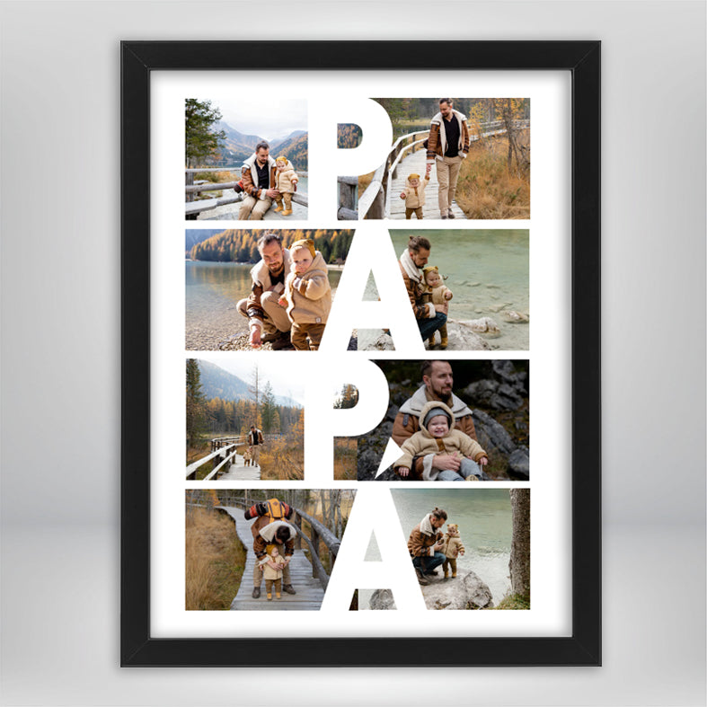 Cuadro Collage  para Papá - Regalo Especial para Padres