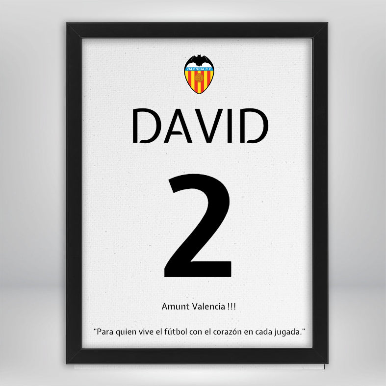 Cuadro Personalizado Valencia FC