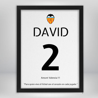 Cuadro Personalizado Valencia FC