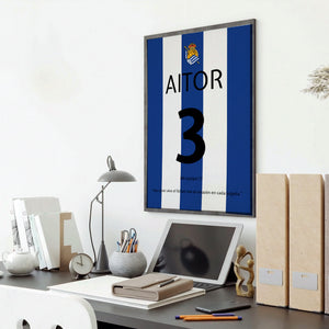 Cuadro Personalizado Real Sociedad