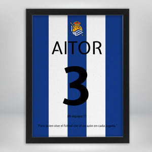 Cuadro Personalizado Real Sociedad