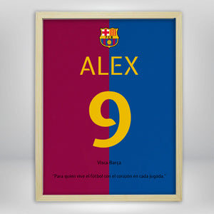 Cuadro Personalizado FC Barcelona