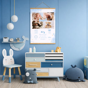 Foto Colgante datos nacimiento niño