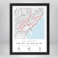 Mapa Carrera personalizado cuadrado