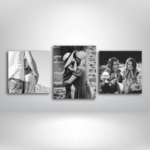 Pack Salón Personalizado - 3 Cuadros Personalizados con tus Fotos (40x40cm + 40x50cm)