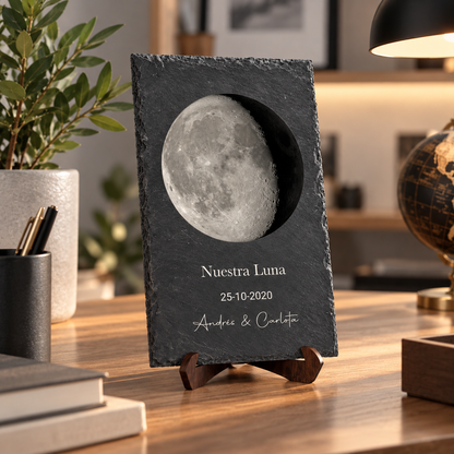 Pizarra Personalizada con Fase de la Luna