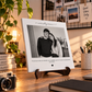 Azulejo Personalizado con Foto en Blanco y Negro y Dedicatoria