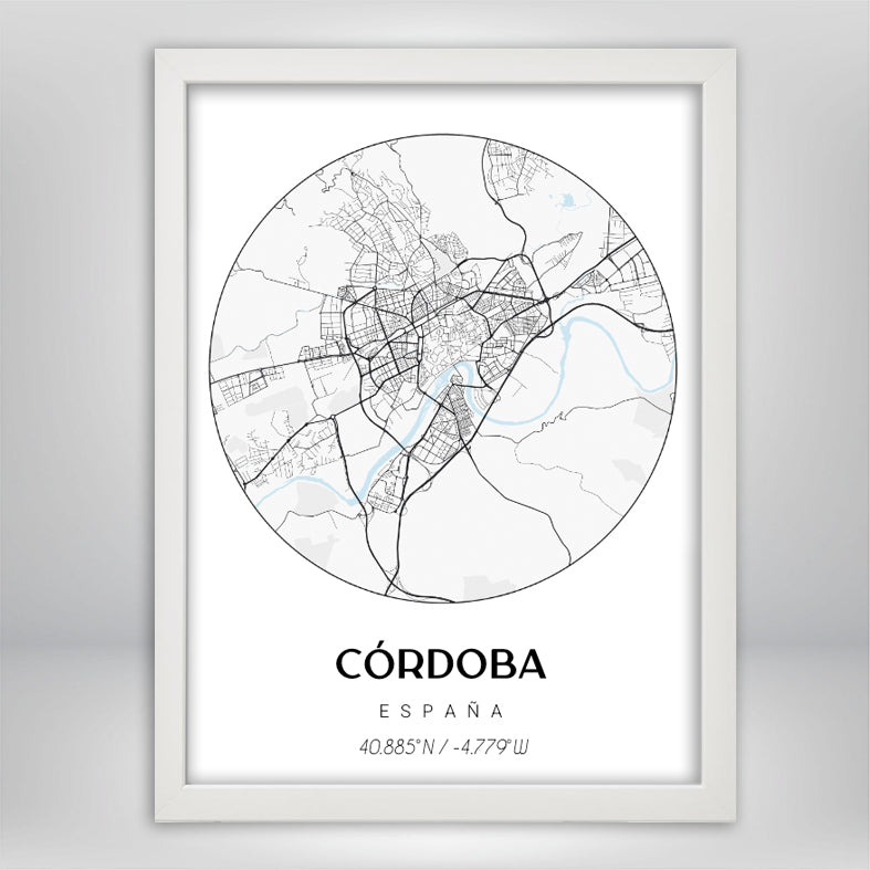 Mapa Ciudad Personalizable circular