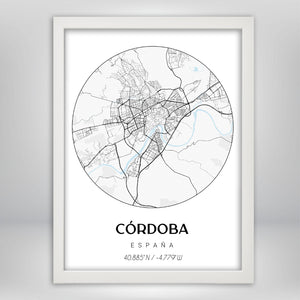 Mapa Ciudad Personalizable circular