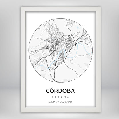 Mapa Ciudad Personalizable circular