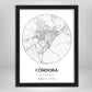 Mapa Ciudad Personalizable circular