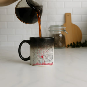 Taza Personalizada mapa  carrera