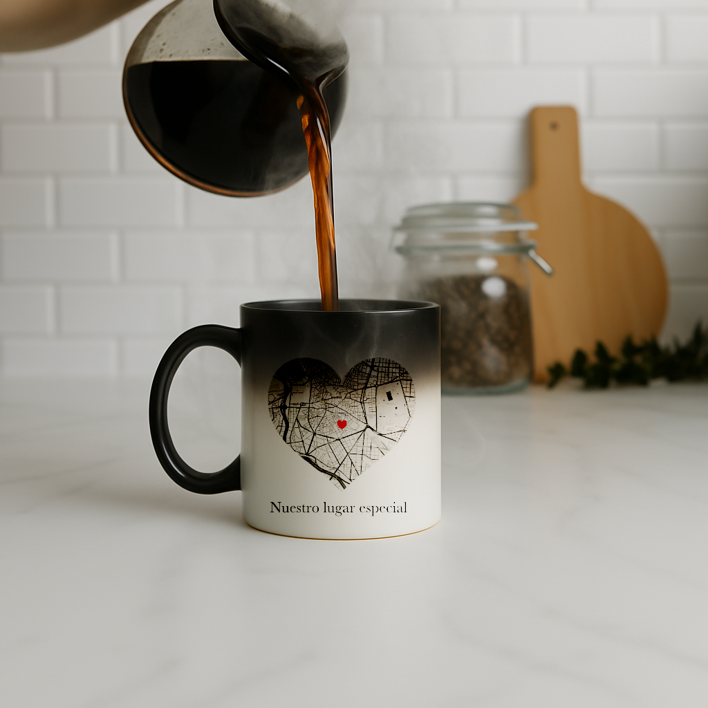 Taza Personalizada mapa – Regalo con mapa y frase