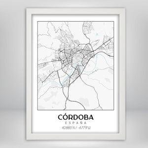 Mapa Ciudad Personalizable ventana cuadrada