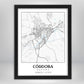 Cuadro Mapa Personalizado – Cualquier Ciudad o Ubicación del Mundo