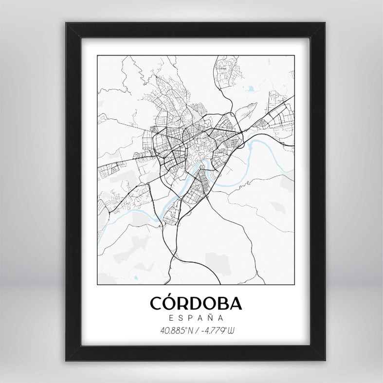 Mapa Ciudad Personalizable ventana cuadrada