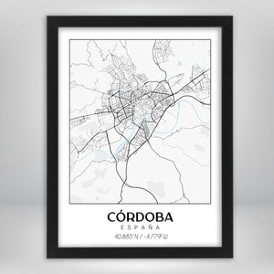 Mapa Ciudad Personalizable ventana cuadrada