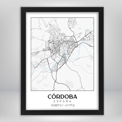 Mapa Ciudad Personalizable ventana cuadrada