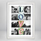 Cuadro Love Collage Vintage 8 Fotos Personalizadas - Regalo Original para Parejas