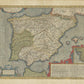 Mapa de Época Mod. 05- Mapa de la Hispania Antigua en Madera MDF
